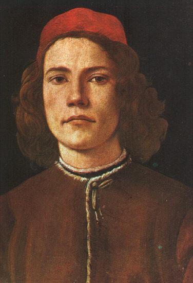 Sandro Botticelli Portrait of a Young Man_b oil painting image